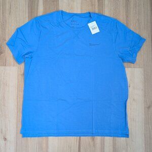 NWT Eubi premier Bamboo Short Sleeve T-Shirt Blue XXL